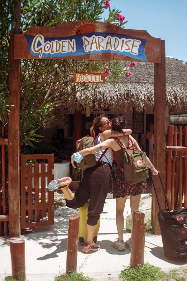 Golden Paradise Hostel Ilha Holbox Exterior foto