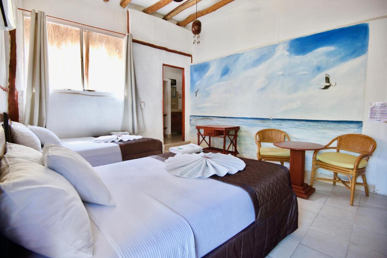 Golden Paradise Hostel Ilha Holbox Exterior foto